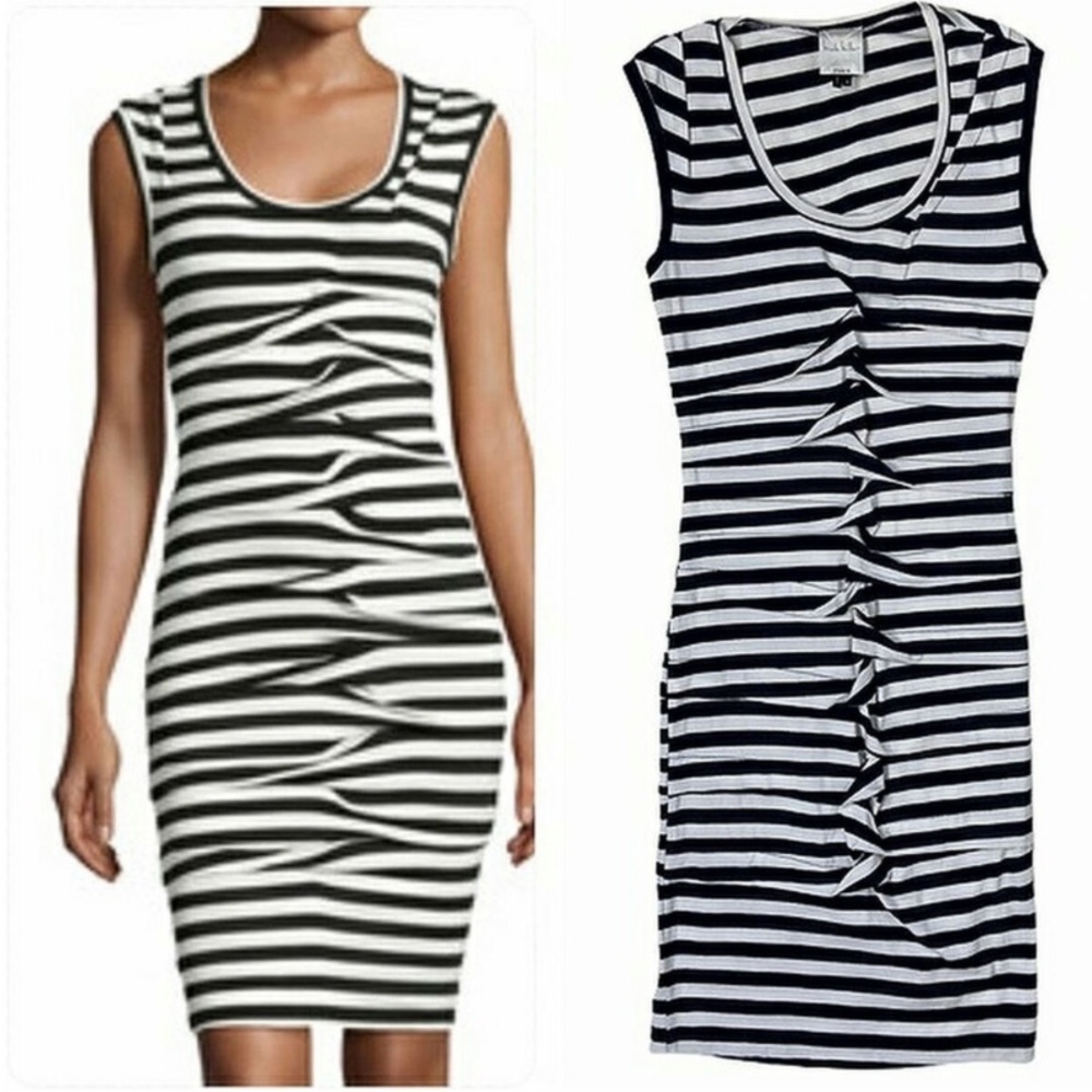 Nicole Miller ruched dress
